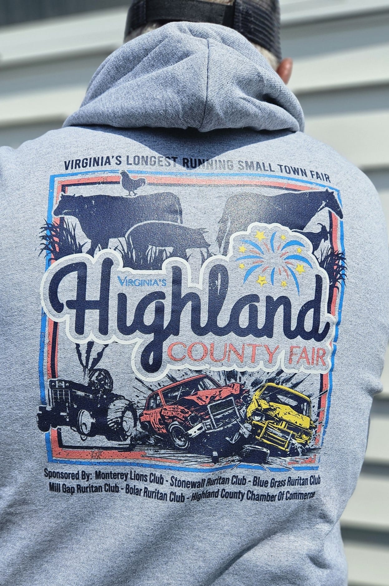Highland County Fair Hoodie back